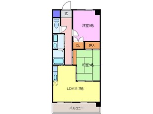 国府宮駅 徒歩20分 7階の物件間取画像